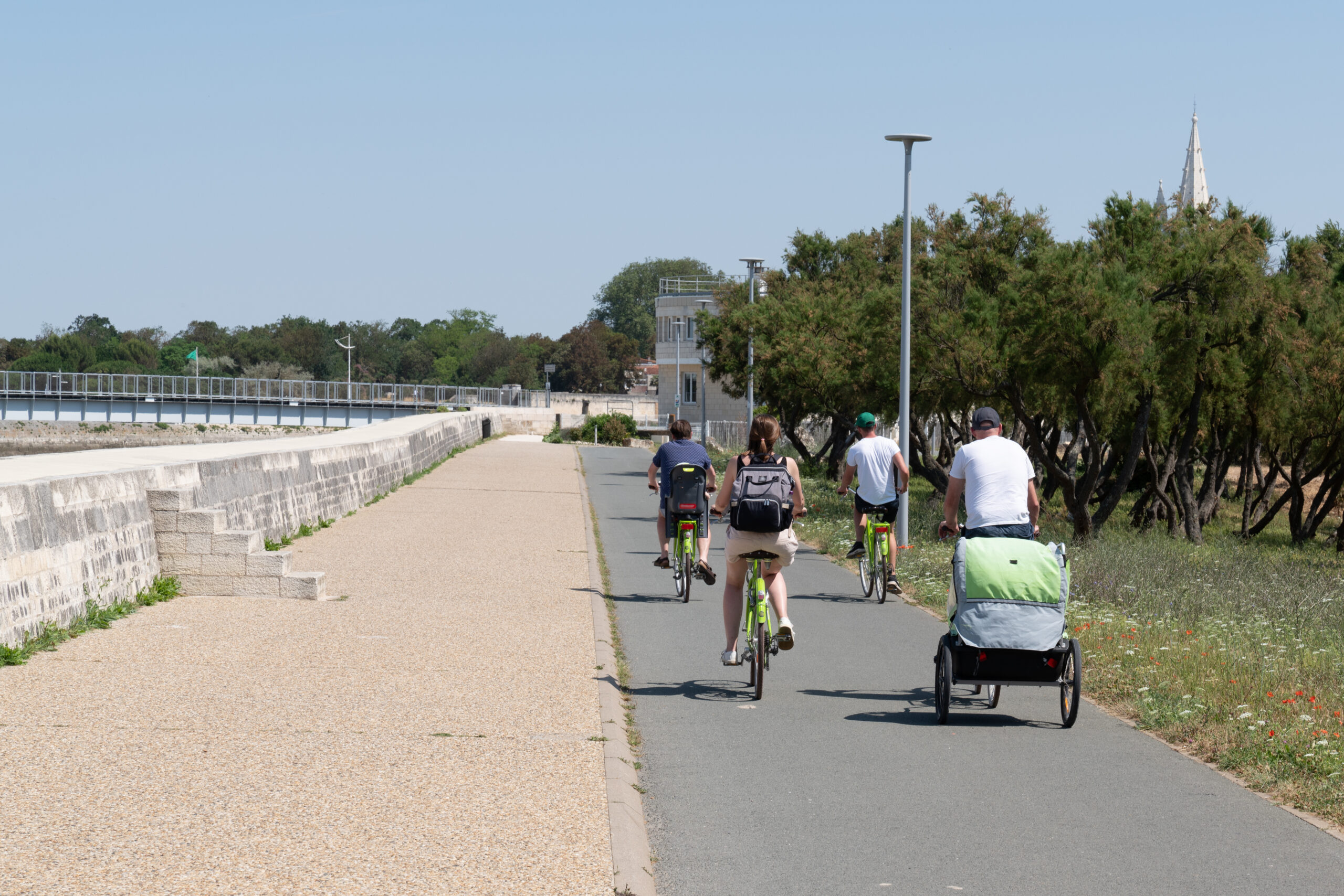La Rochelle vélo piste cyclable famille vélodyssée